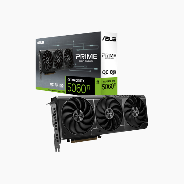 کارت گرافیک ایسوس مدل PRIME GeForce RTX 5060 Ti 8GB GDDR7 OC Edition